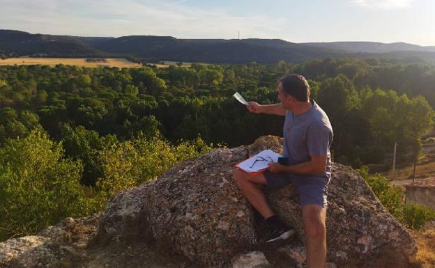 Mirador sobre el Duero en Zuzones. 