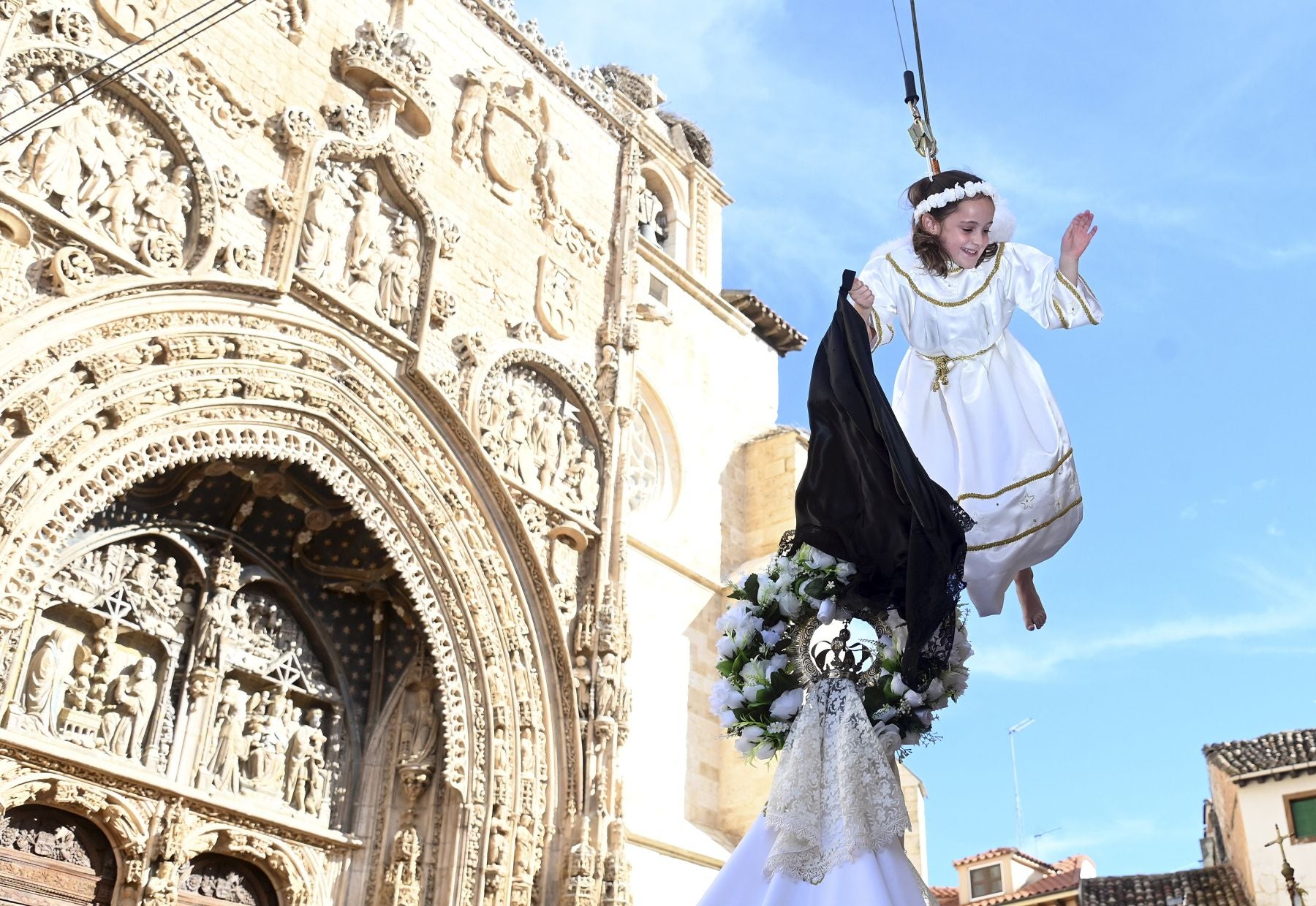 Fotos: Aranda revive la &#039;Bajada del Ángel&#039;