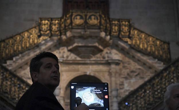 Imagen principal - La Catedral de Burgos, primer templo en España en ofrecer visitas para descubrir las matemáticas en el arte