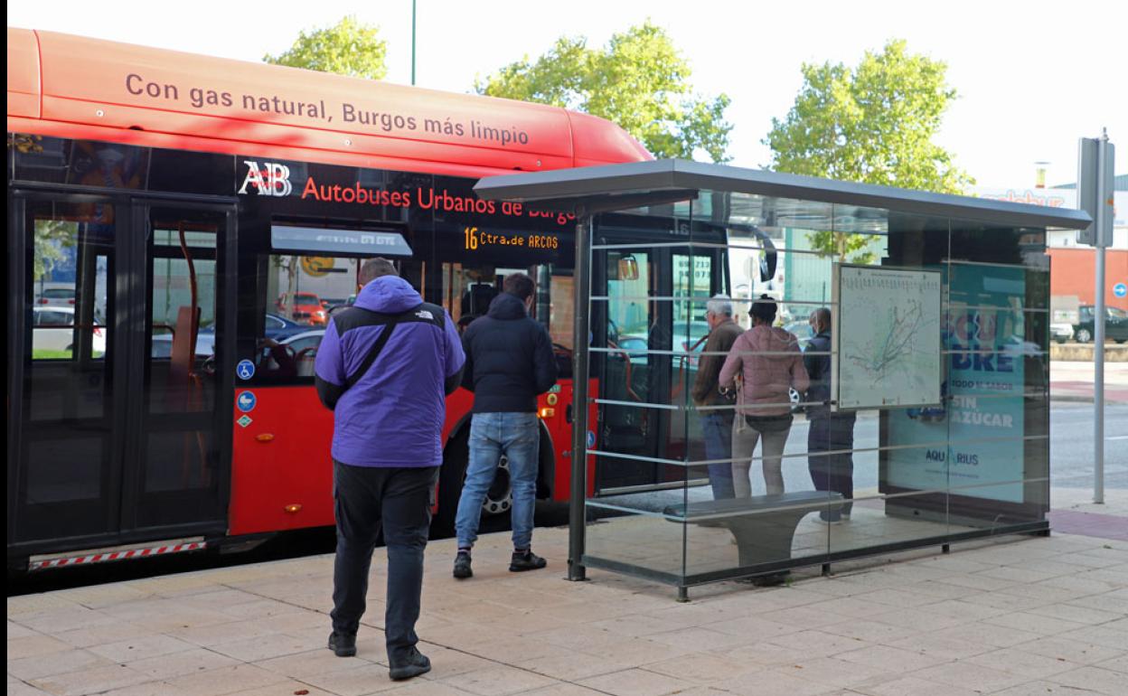 Siguen aumentando los usuarios de los buses urbanos.