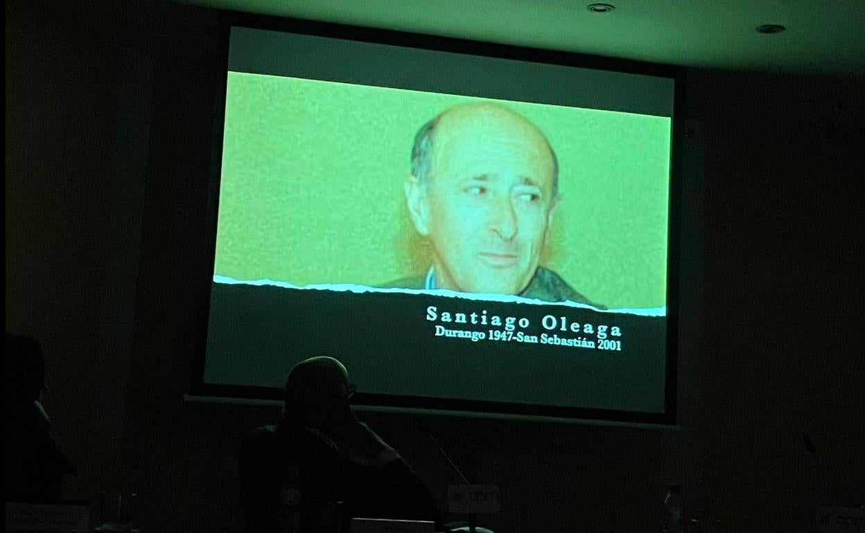 Imagen de Santiago Oleaga, director financiero de El Diario Vasco asesinado por ETA en 2001. 