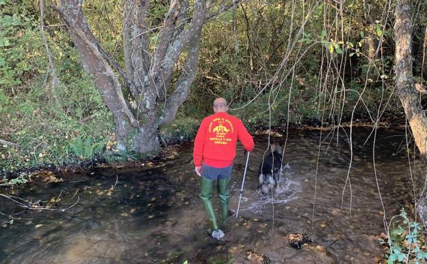 El GREM retoma la búsqueda de Sergio Sierra en los entornos de Castrillo del Val