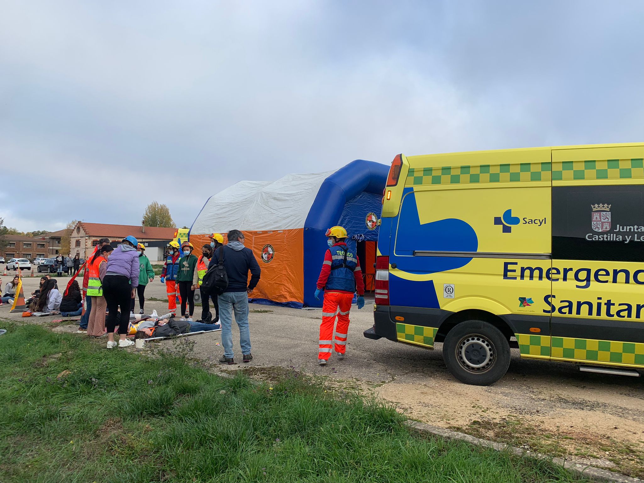 Fotos: Simulacro sanitario en Burgos