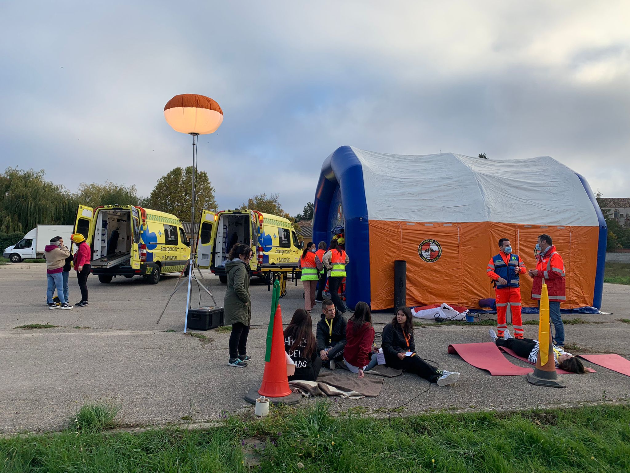 Fotos: Simulacro sanitario en Burgos