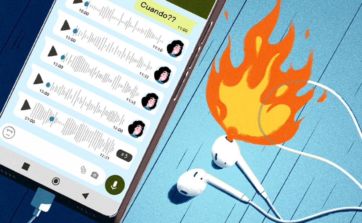 ¿Harto de los audios de WhatsApp interminables?