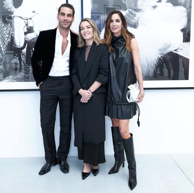 Jon Kortajarena, Marta Ortega y Eugenia Silva. 