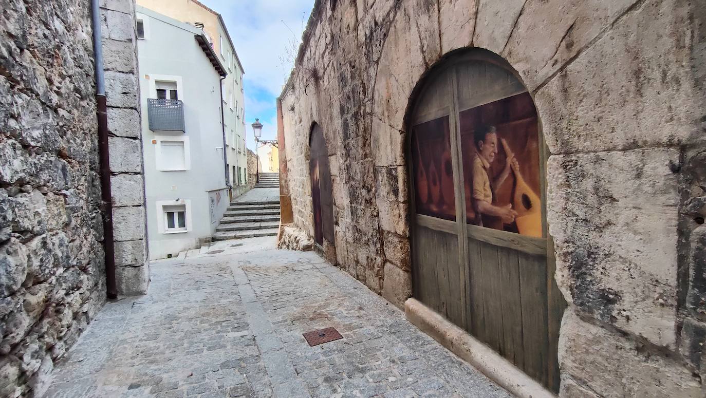 Mural del Callejón de las Brujas de Burgos