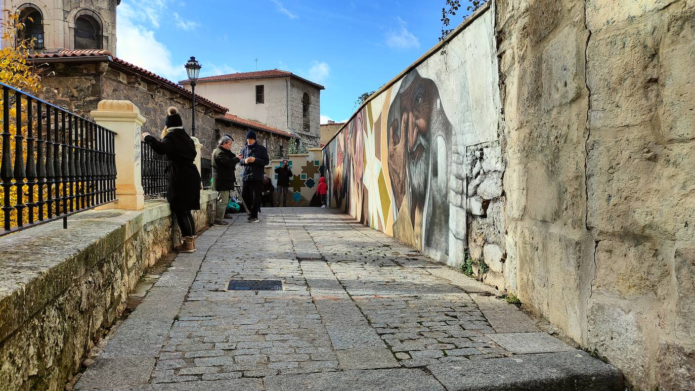 Mural del Callejón de las Brujas de Burgos