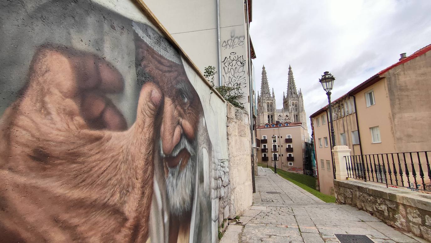 Mural del Callejón de las Brujas de Burgos