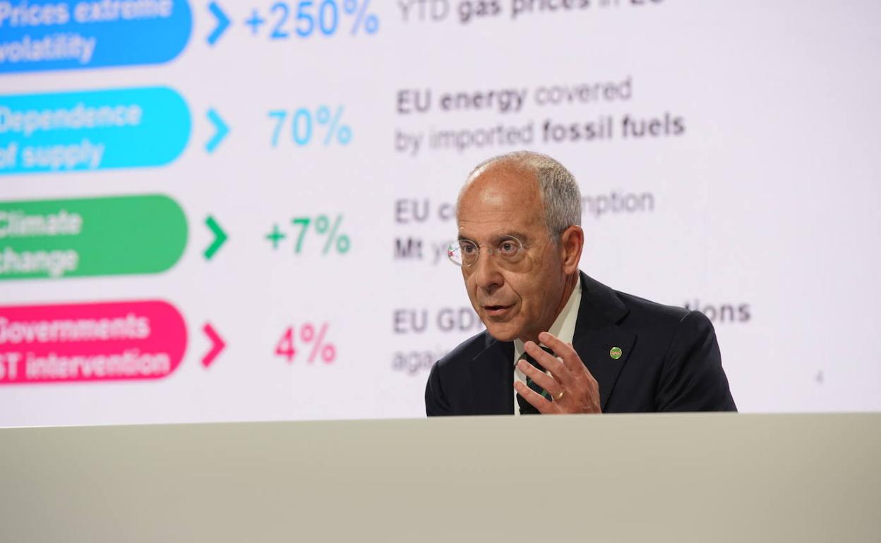 El consejero delegado de Enel, matriz de Endesa, Francesco Starace. 