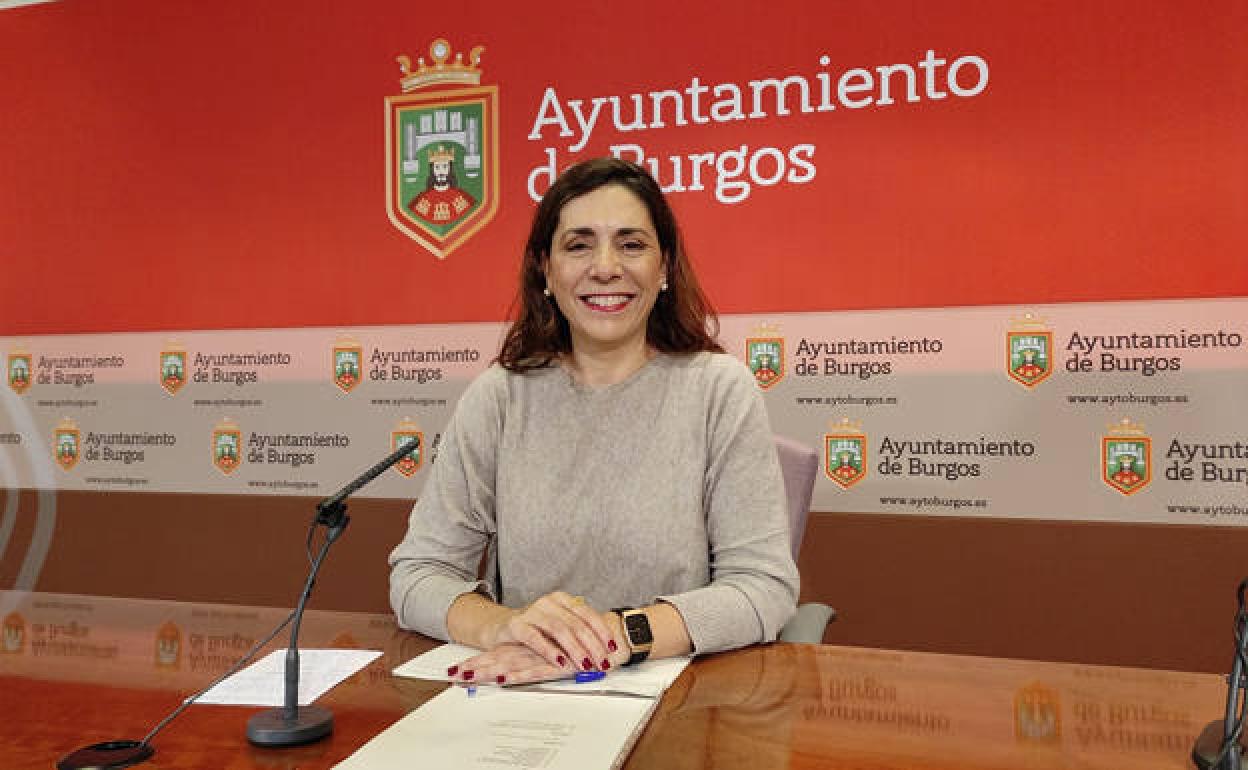 Marga Arroyo, portavoz de Podemos en el Ayuntamiento de Burgos. 