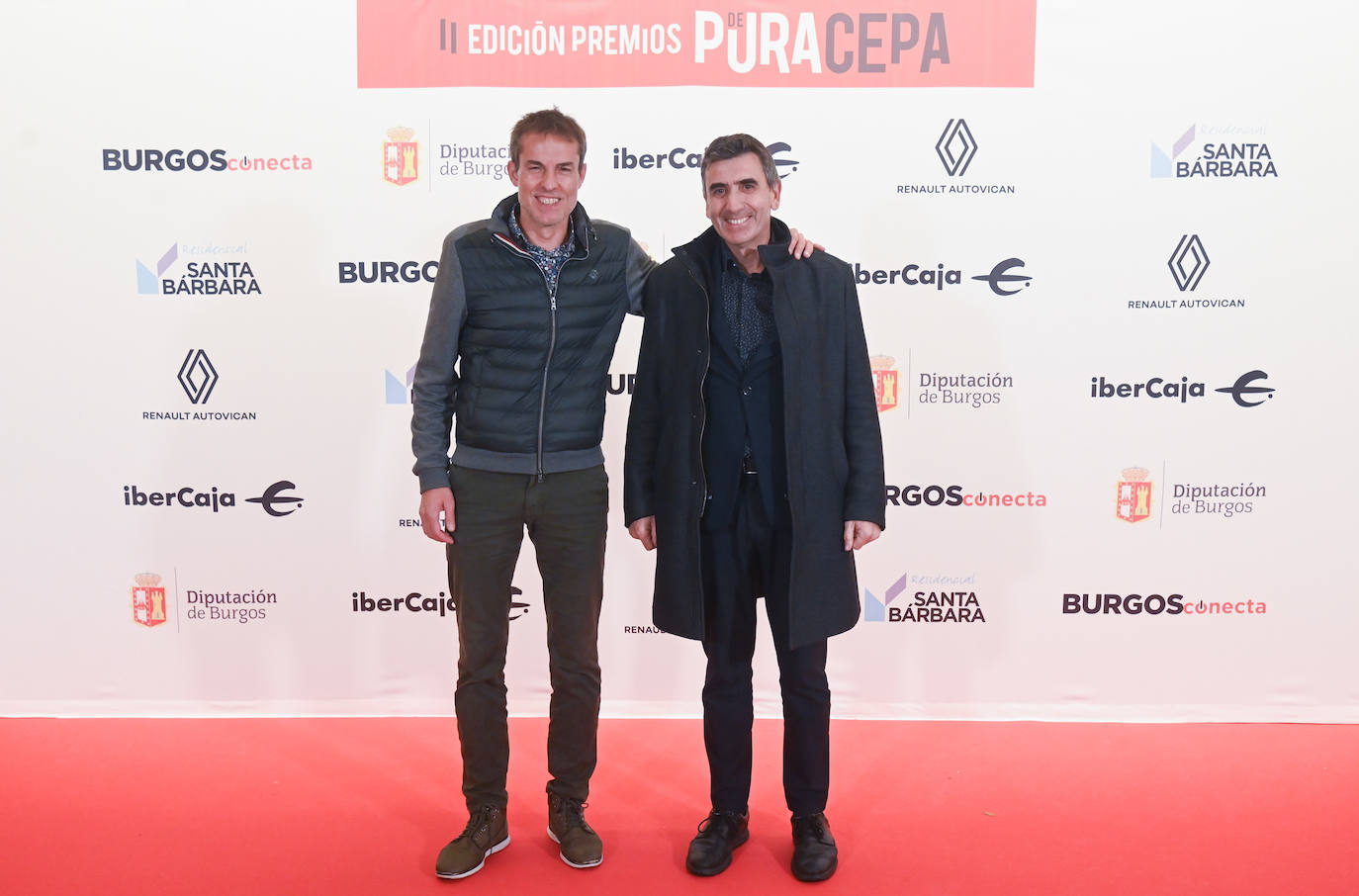 Roberto García y Miguel Sebastián, de Residencial Santa Bárbara, uno de los patrocinadores de los Premios Pura Cepa. 