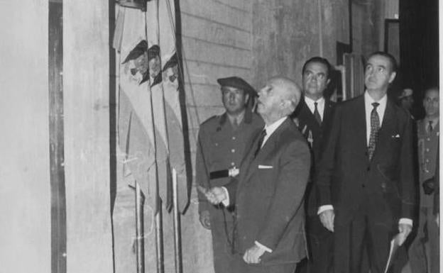 Franco inauguró las obras de construcción de Garoña en 1966. 