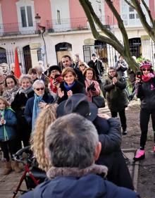 Imagen secundaria 2 - La inauguración ha sido un acto emotivo con amigos y familiares. 