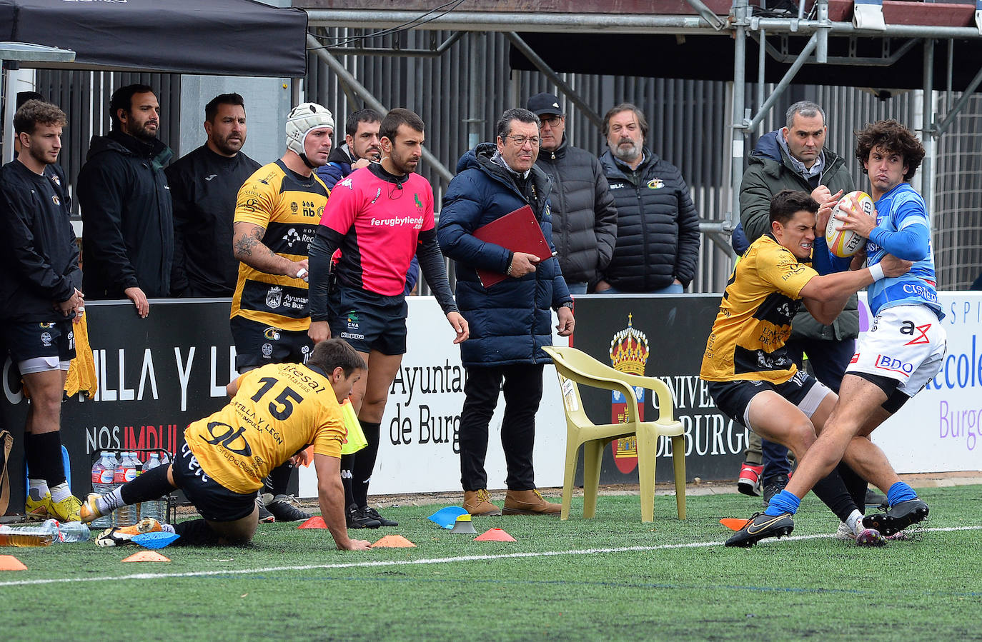 Imágenes de la victoria de Recoletas Burgos UBU ante Complutense Cisneros este domingo en San Amaro