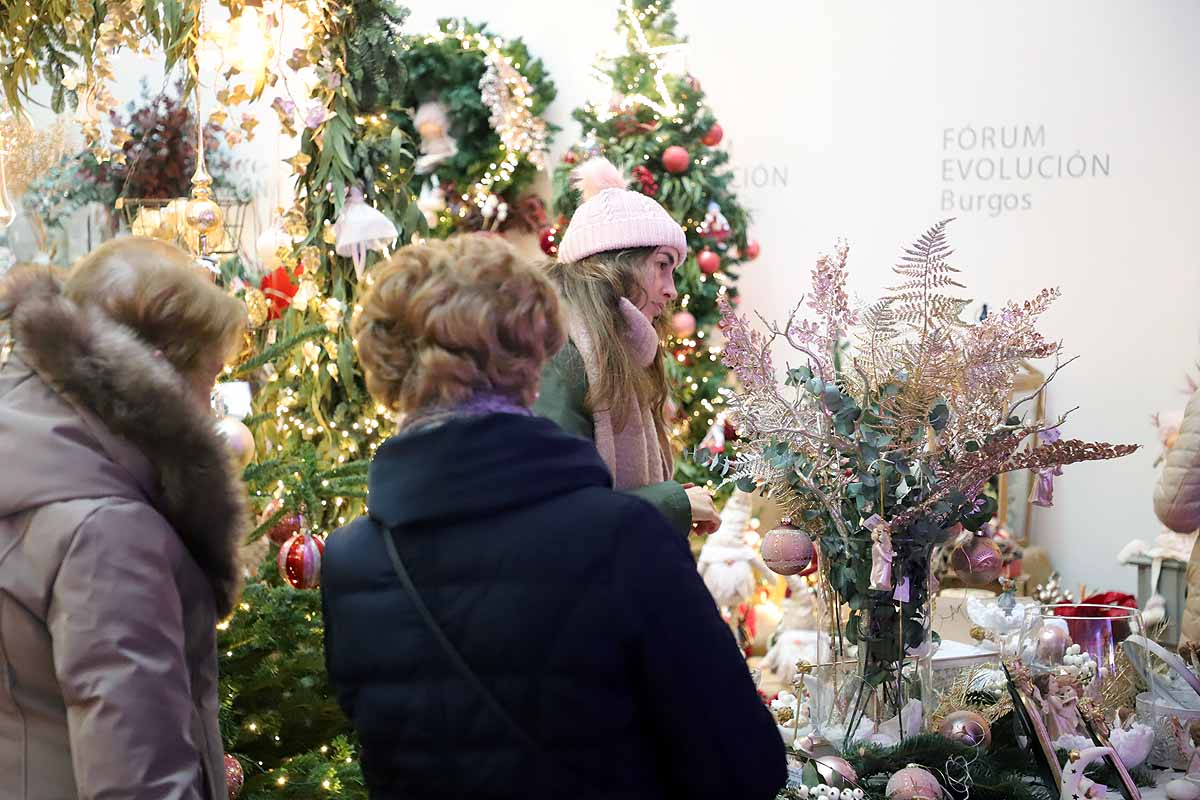Fotos: La Feria de Navidad de los Floristas cierra con nota en Burgos