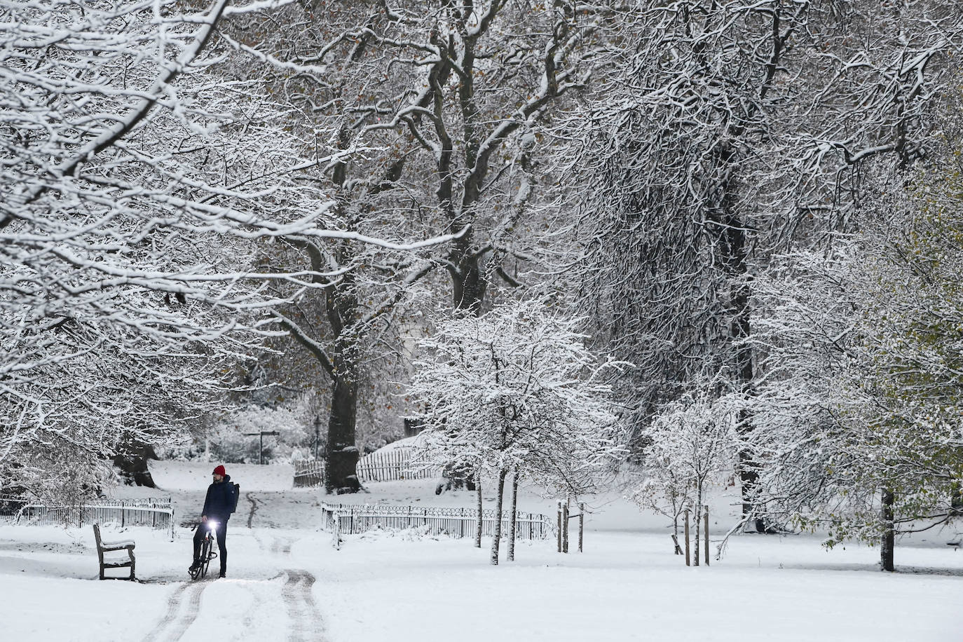 Fotos: Espectacular nevada en Londres