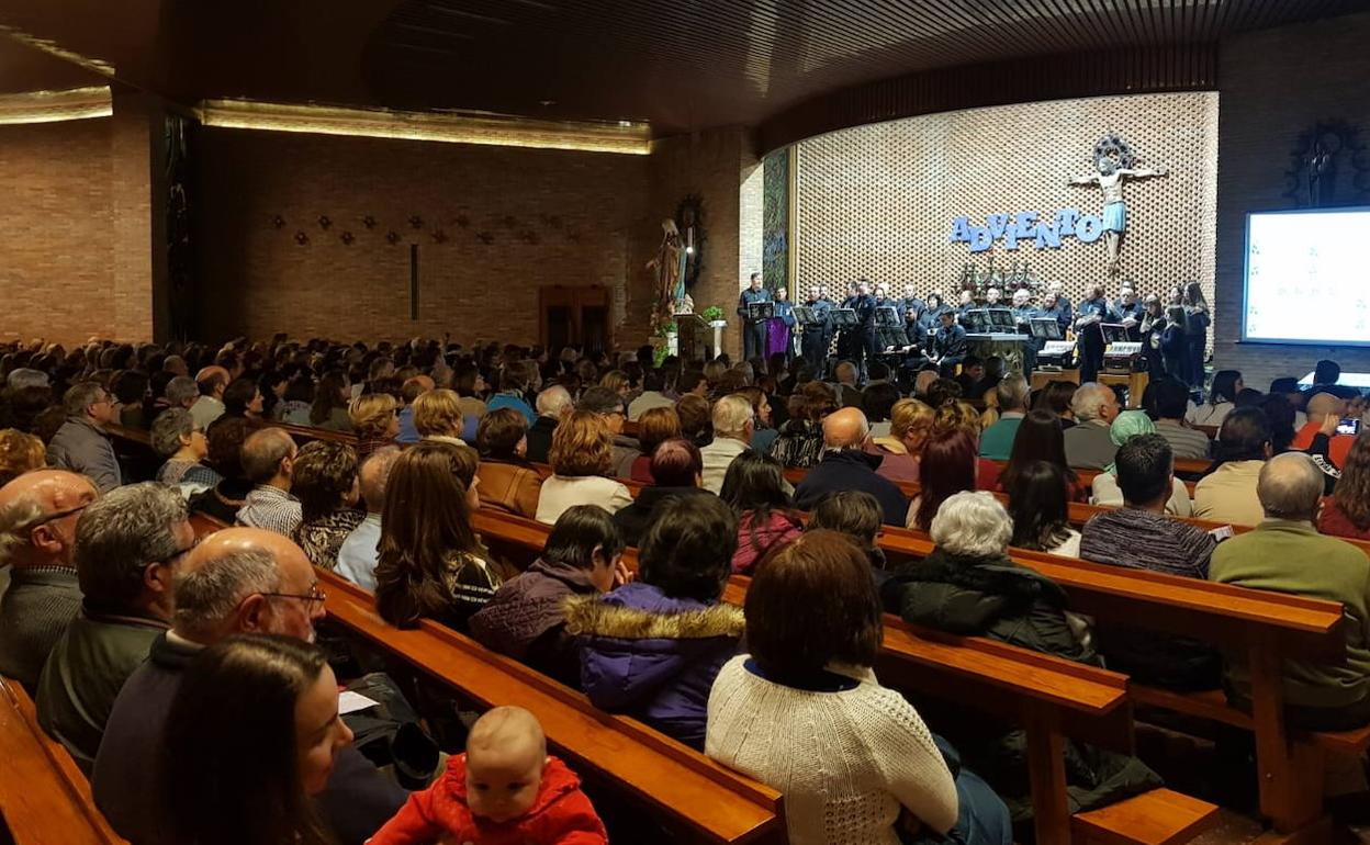 El concierto solidario de villancicos en Aranda de Duero, Burgos 