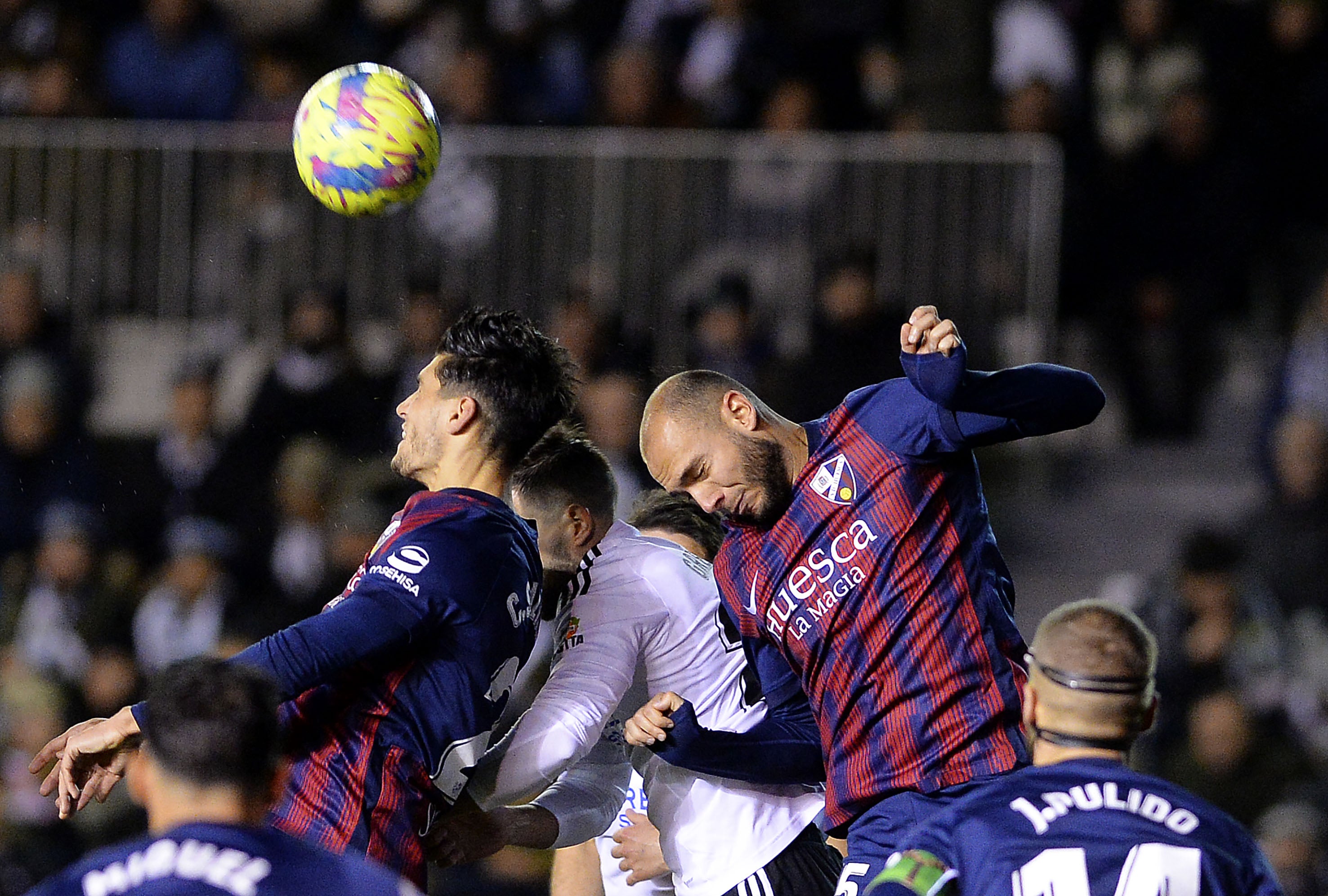 Fotos: Burgos CF y SD Huesca firman tablas para cerrar el 2022