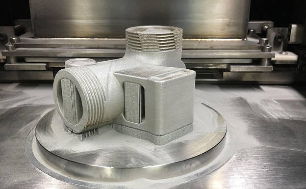 Primer prototipo de fabricación aditiva metálica. 