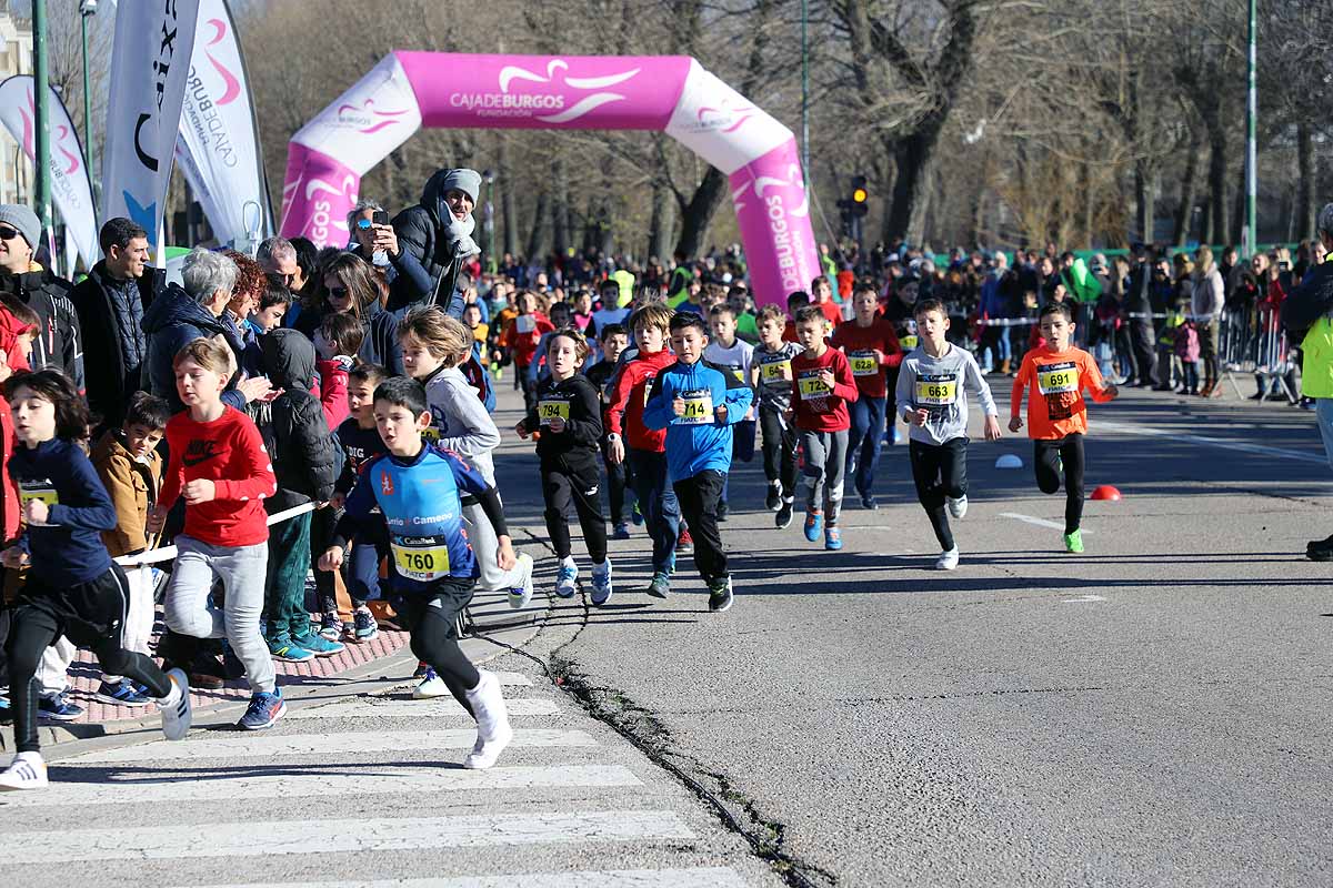 Fotos: Deportividad y gran participación en la San Silvestre infantil de Burgos