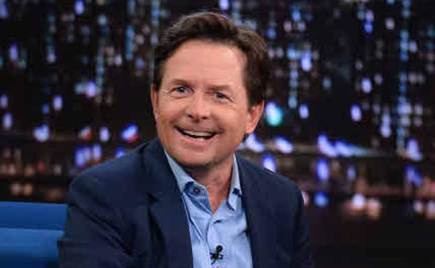 Michael J. Fox en su visita al programa «Late Night With Jimmy Fallon»