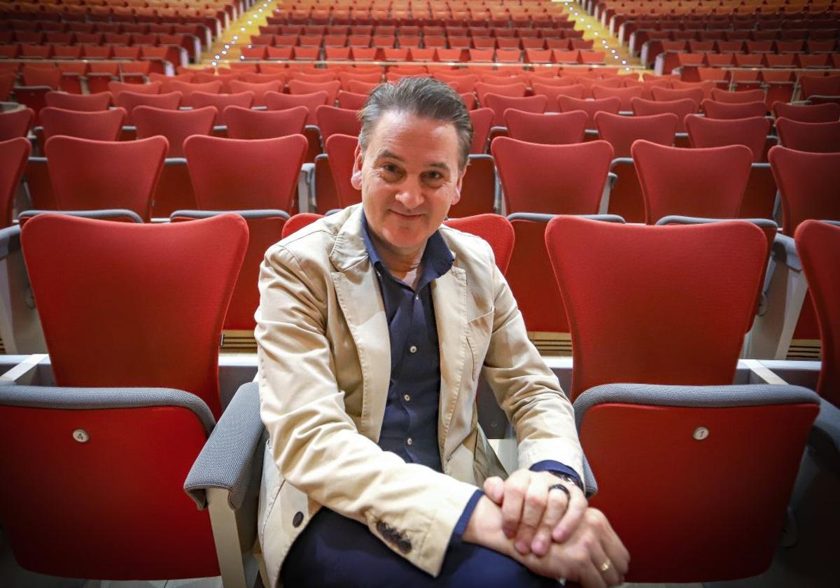 Juanjo Pastor, en el auditorio del Fórum.