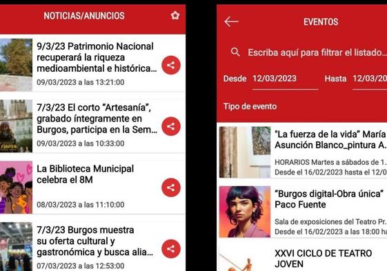 Una renovada APP 'Burgos al móvil' mejora el acceso a la información municipal