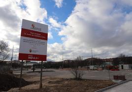 El aparcamiento de Las Torres está en obras para su remodelación y mejora.