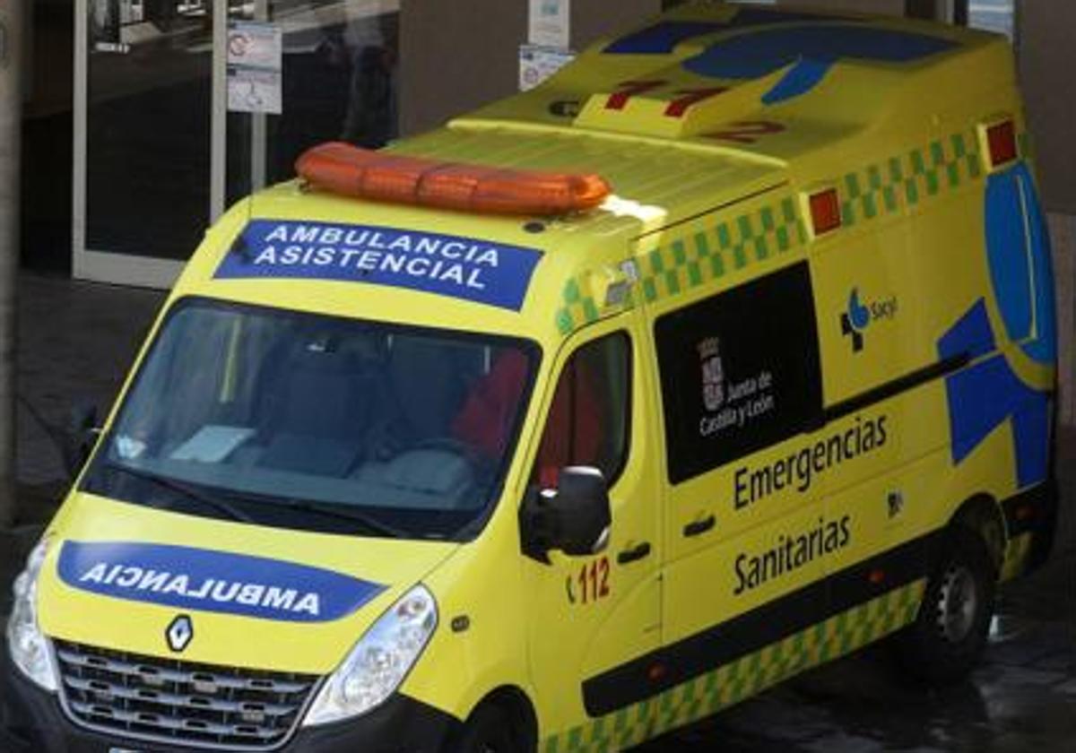 Trasladan al HUBU a dos heridos tras un accidente en Riocerezo