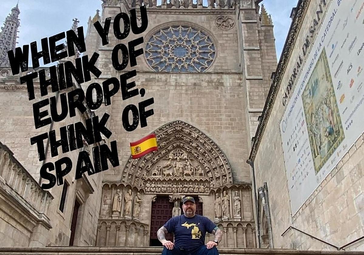 Larry Shy en la Catedral de Burgos.