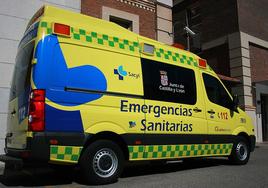 Ambulancia de soporte vital básico del Sacyl