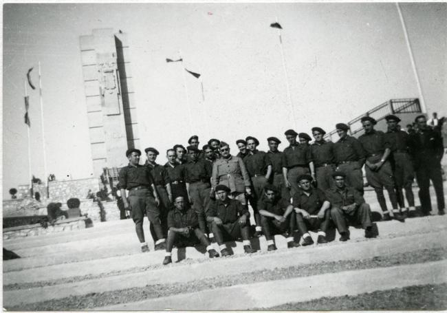 Inauguración del Monumento a Mola en 1939