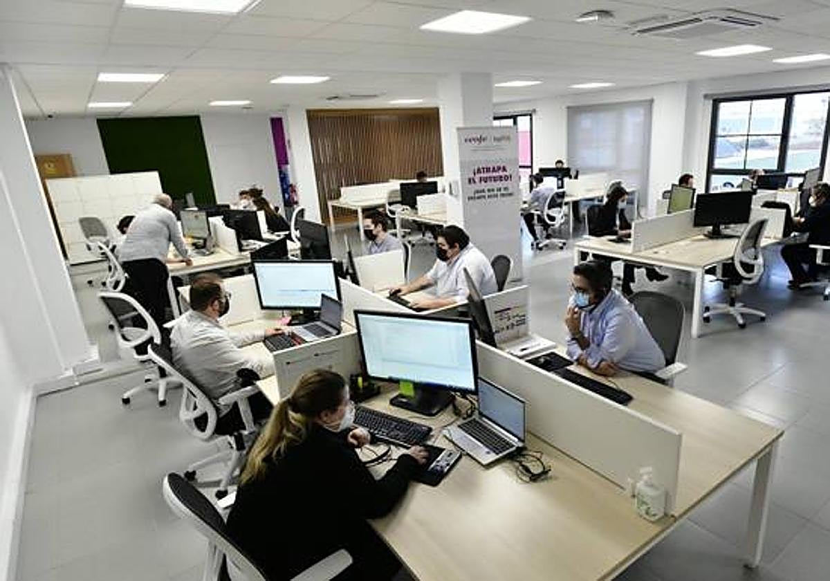 Centro de competencias digitales de Renfe en Miranda.