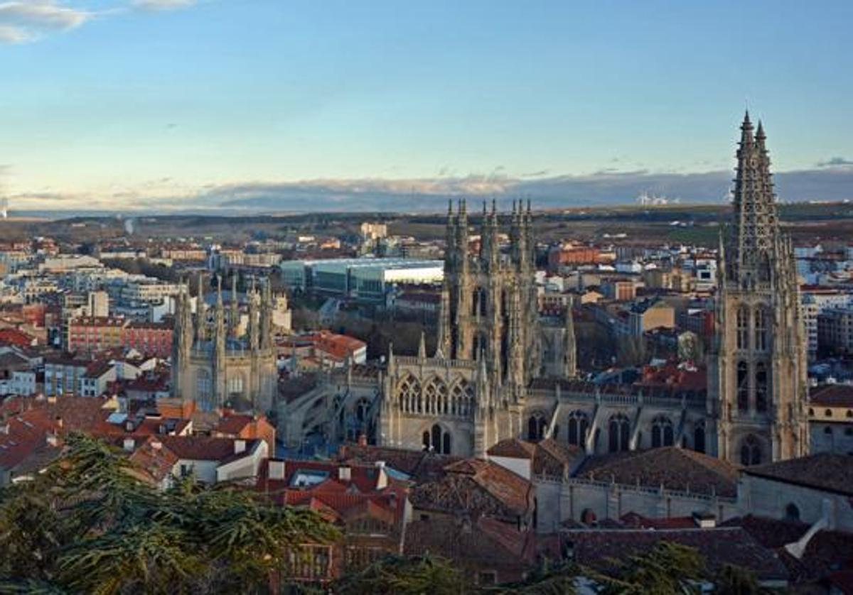 Vistas de la ciudad de Burgos que opta a ser Capital Europea de la Cultura en 2031.