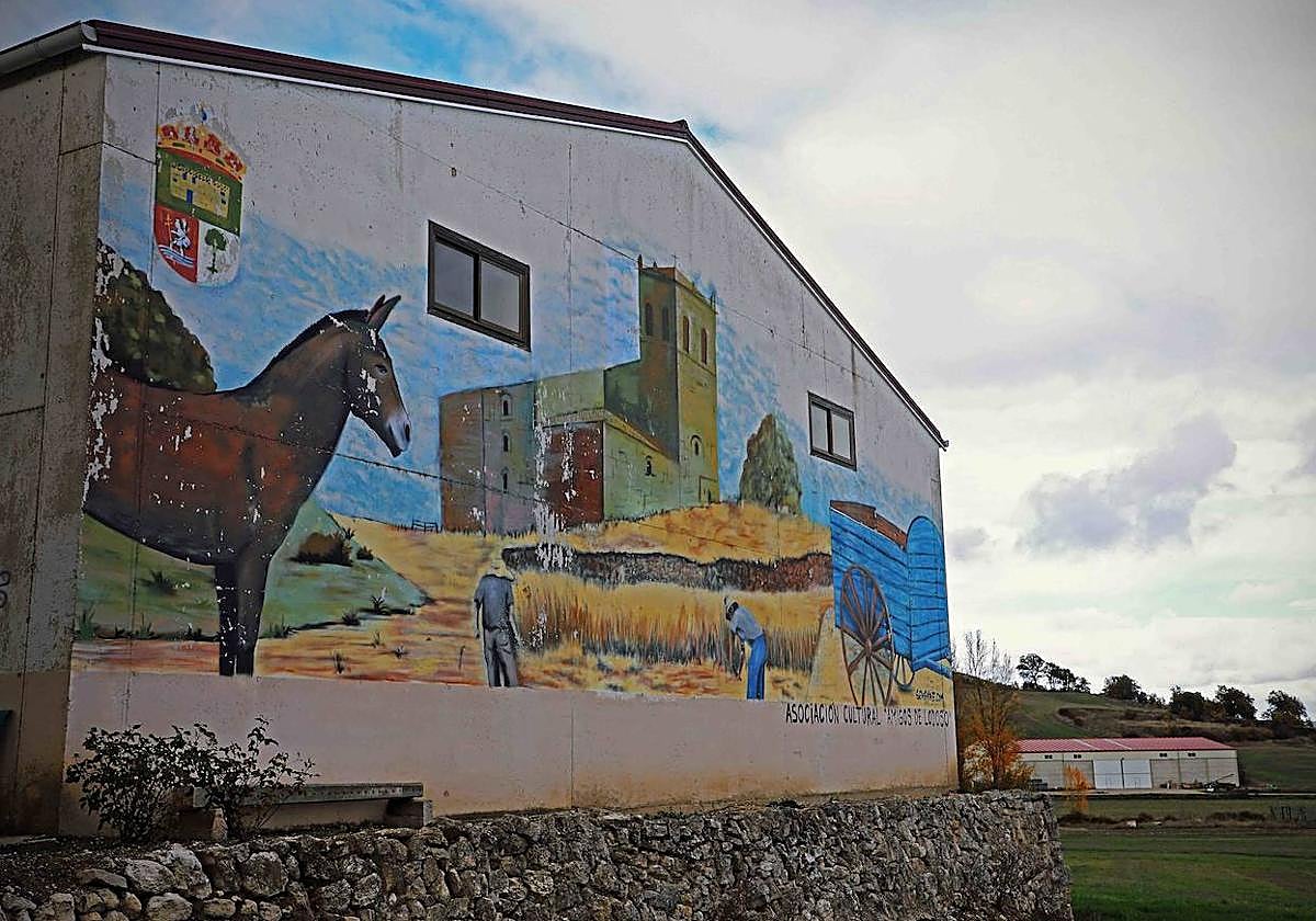 Entrada a Lodoso, una de las localidades implicadas en el proyecto.