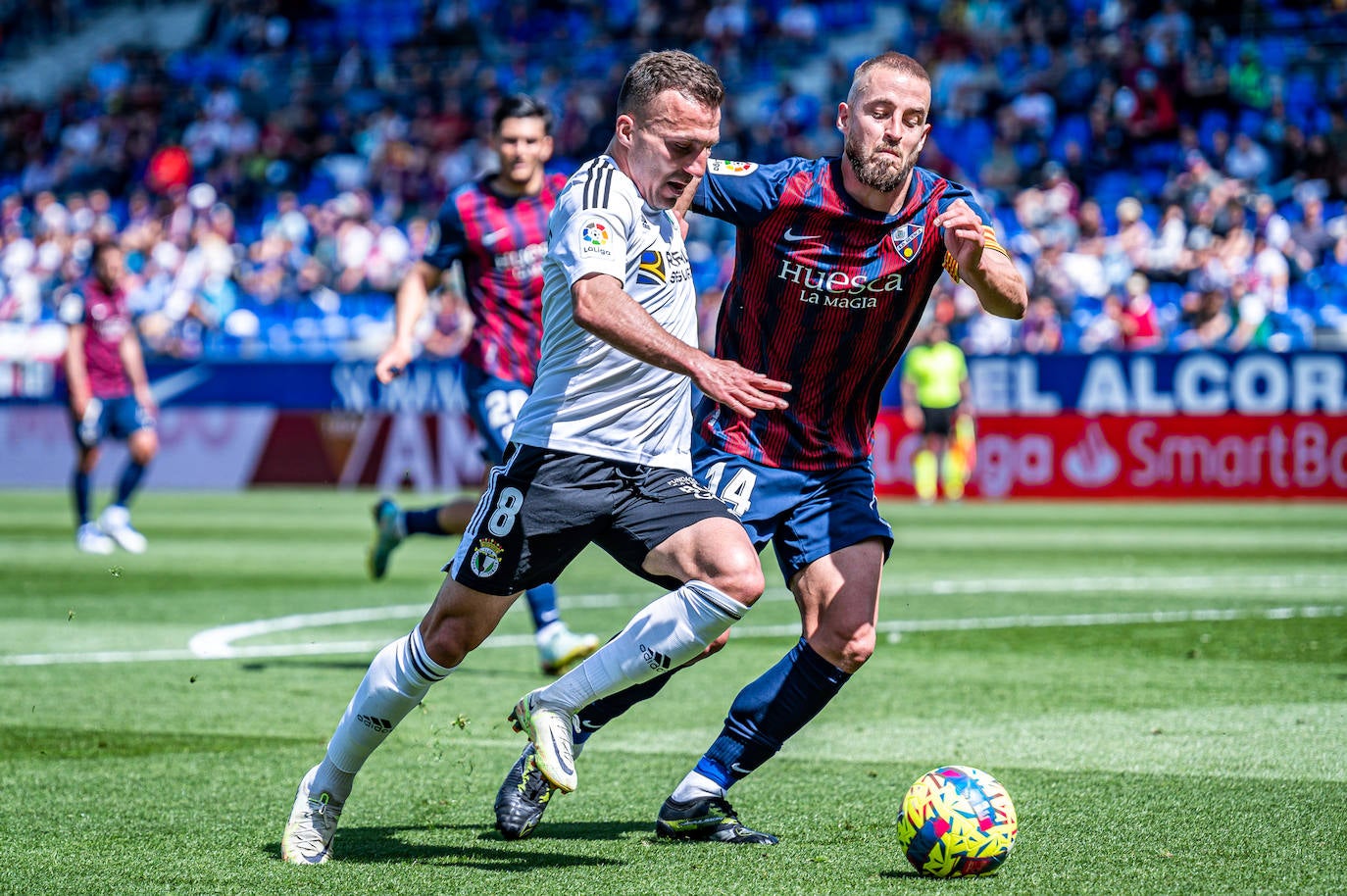 El Burgos cae derrotado ante el Huesca