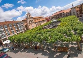 Plaza Mayor de Briviesca.