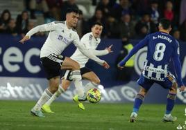 El Burgos CF se impuso en el partido de ida en El Toralín.