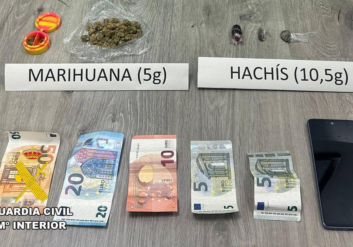 Droga incautada a una joven en Merindades.