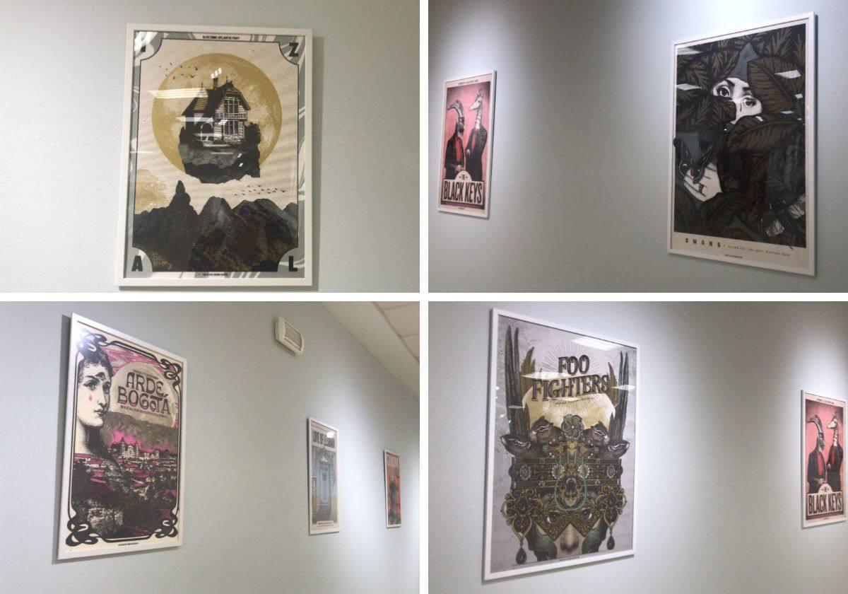 Algunos ejemplos de los carteles que se pueden encontrar en la exposición.