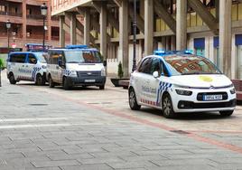 Vehículos de la Policía Local de Burgos