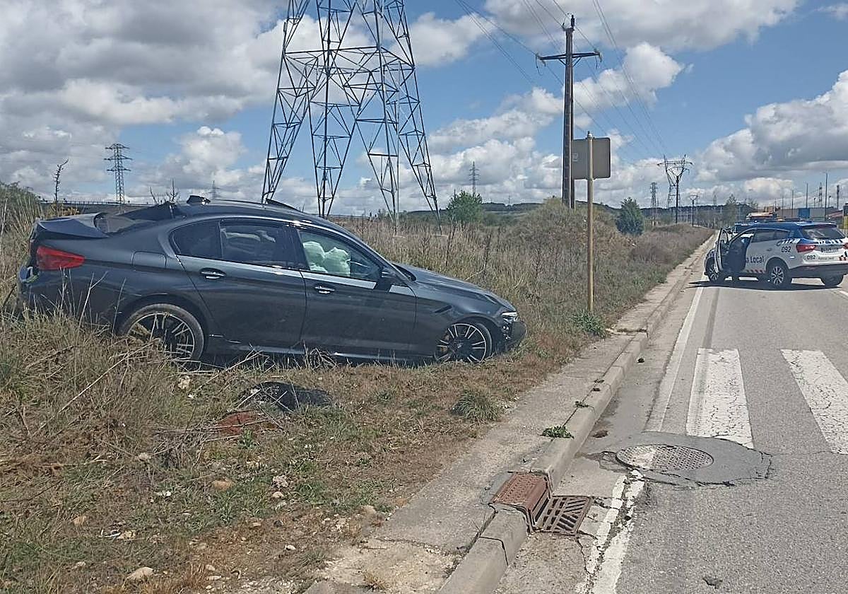 Imagen del lugar tras el siniestro.