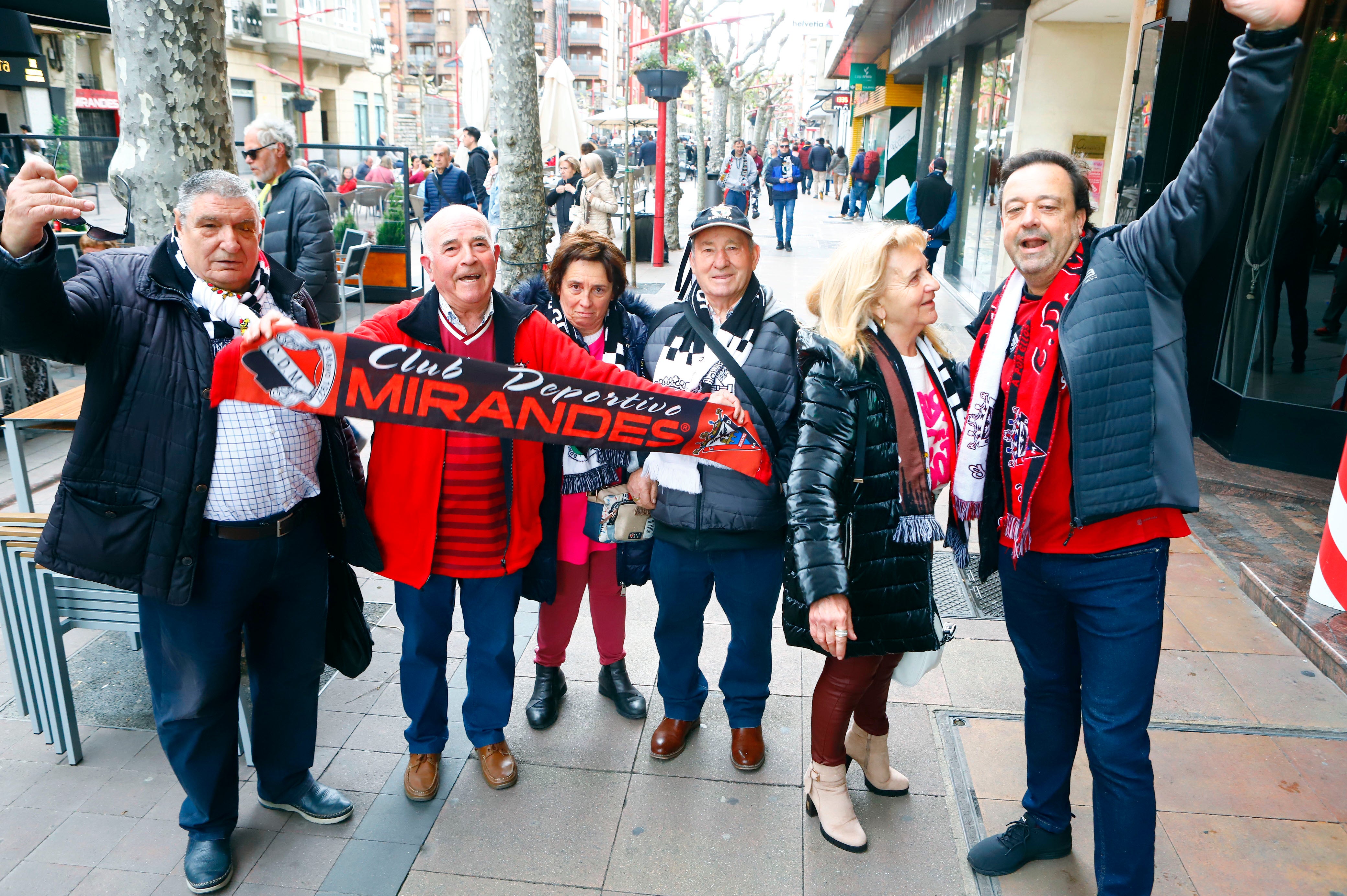 Las aficiones de Mirandés y Burgos comparten previa