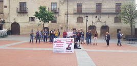 La Policía Local protesta en Miranda.