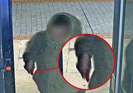 Imagen de la persona que realizó la estafa con la tarjeta.