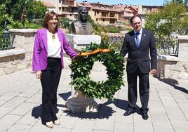 Homenaje al general Gutiérrez en Aranda.