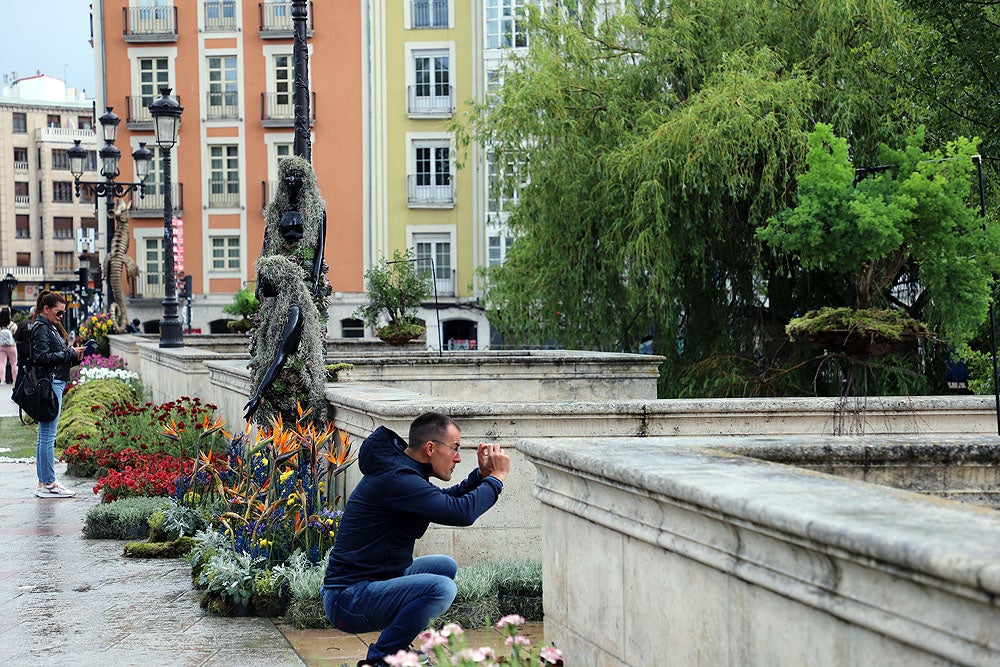 Monumentos florales de la Fiesta de las Flores de Burgos