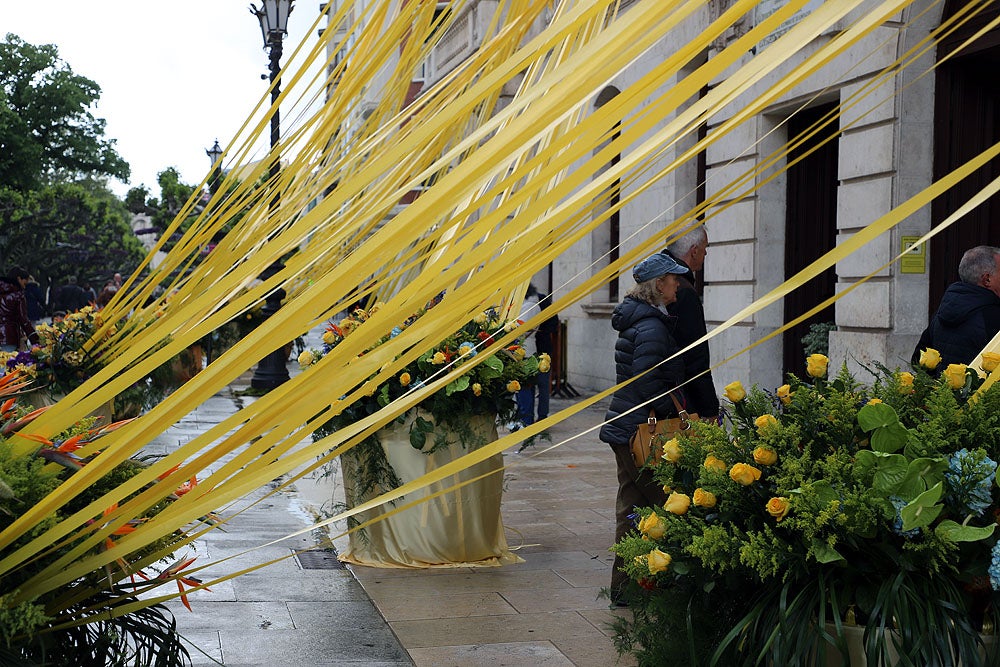 Monumentos florales de la Fiesta de las Flores de Burgos