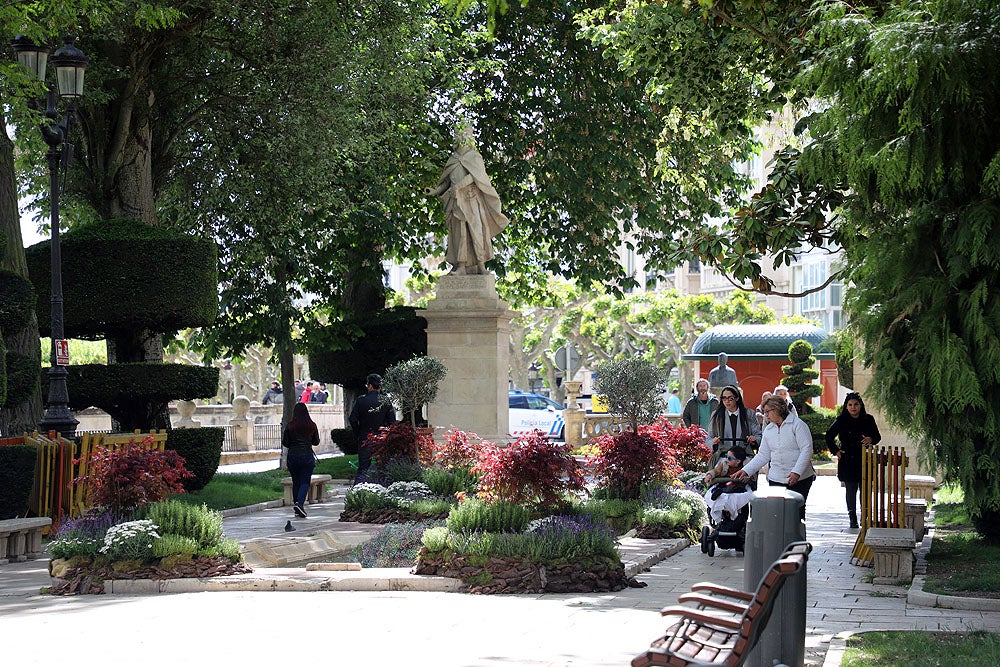 Monumentos florales de la Fiesta de las Flores de Burgos